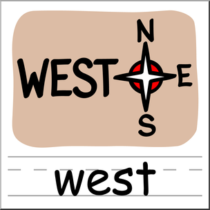 west